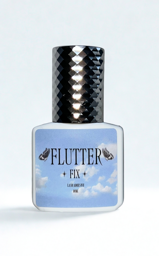 Flutter fix false individual professional eyelash adhesive fast drying russian volume and classic eyelash glue